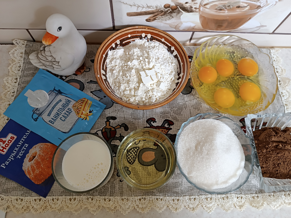 Ингридиенты для кекса