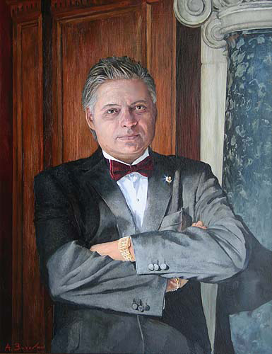 Алексей Зотов. "Лидер XXI", Холст, масло, 90х70