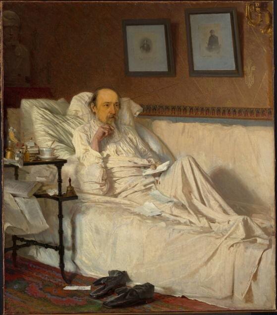 Иван Крамской. «Николай Некрасов в период “Последних песен”», 1877–1878 год, Государственная Третьяковская галерея, Москва © Public domain