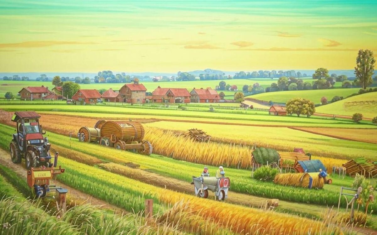    Воронежская область оказалась в аутсайдерах среди черноземных регионов по индексу сельхозпроизводства. Почему? Иллюстрация: нейросеть «Кандинский»