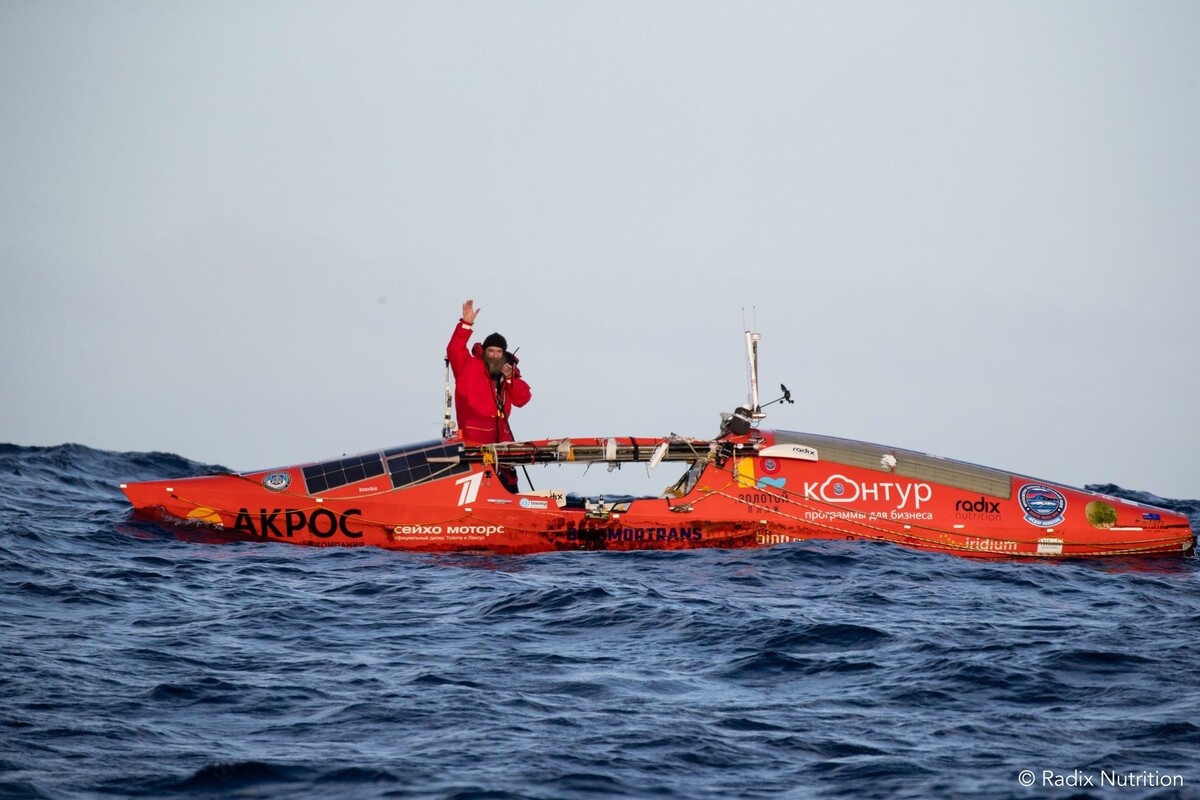 Конюхов в океане