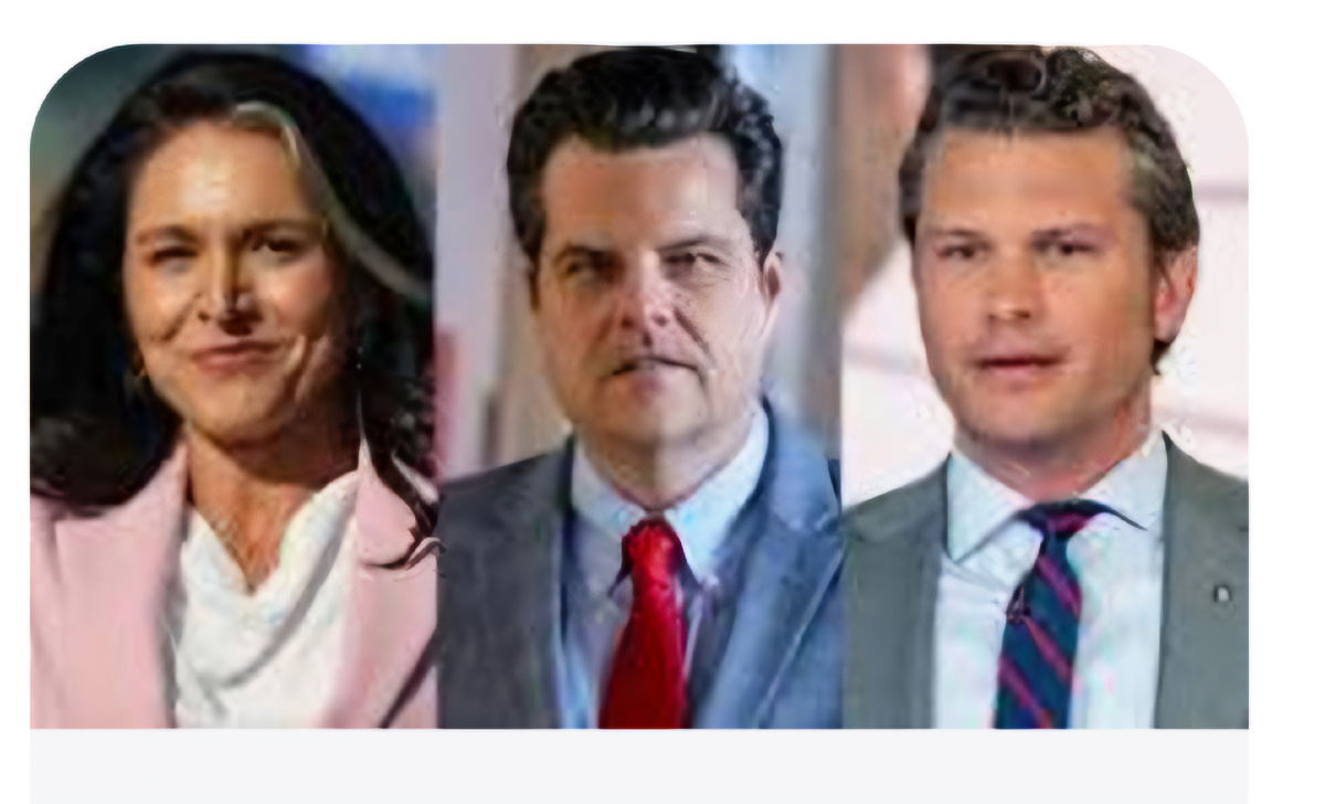 Тулси, Гаетз и Хектест. Обратите внимание на их возраст