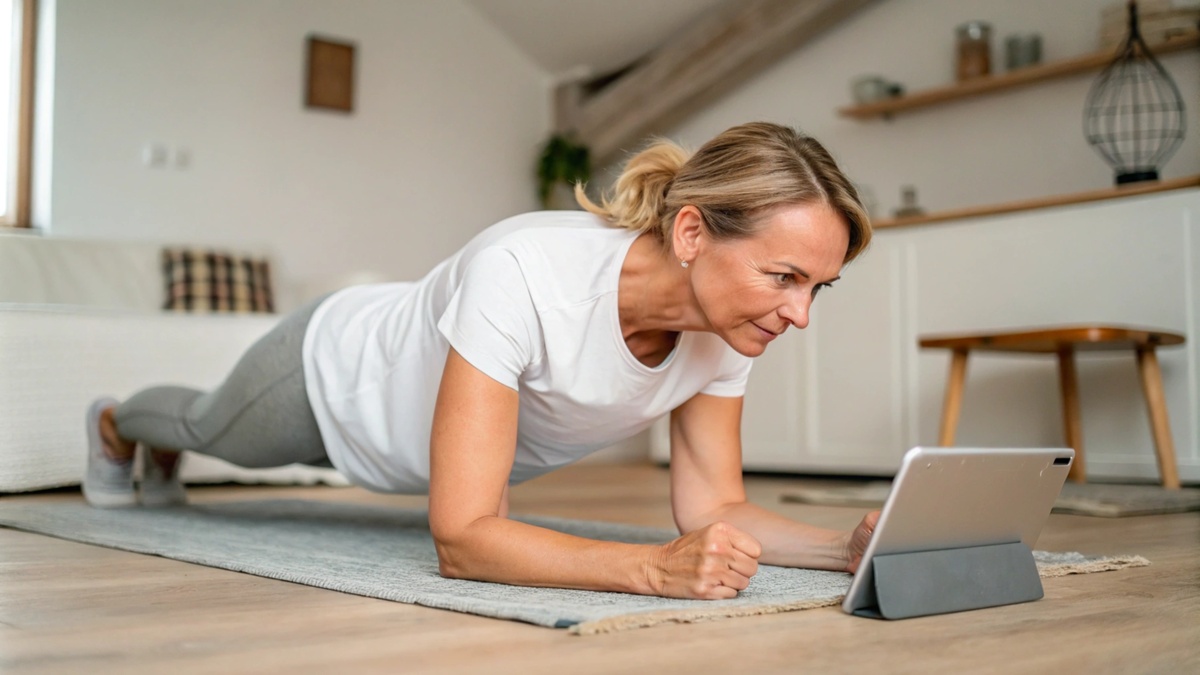 упражнение планка