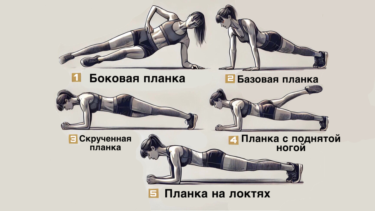 упражнение планка