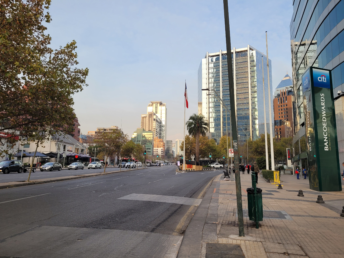 Улицы в Сантьяго, Чили