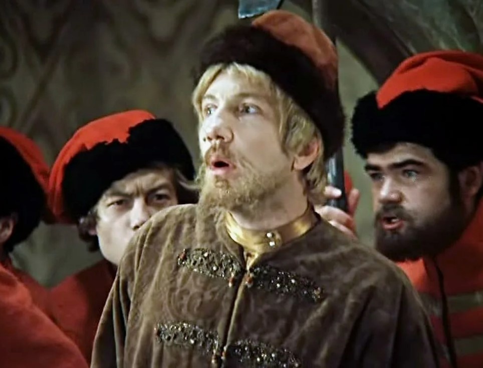 "Феофан, дьяк Посольского приказа". Кадра из фильма Л.Гайдая