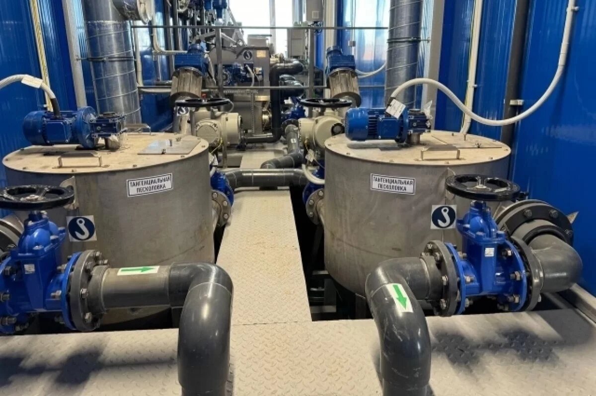    На Камчатке на стройке больницы идут работы по пуско-наладке очистных