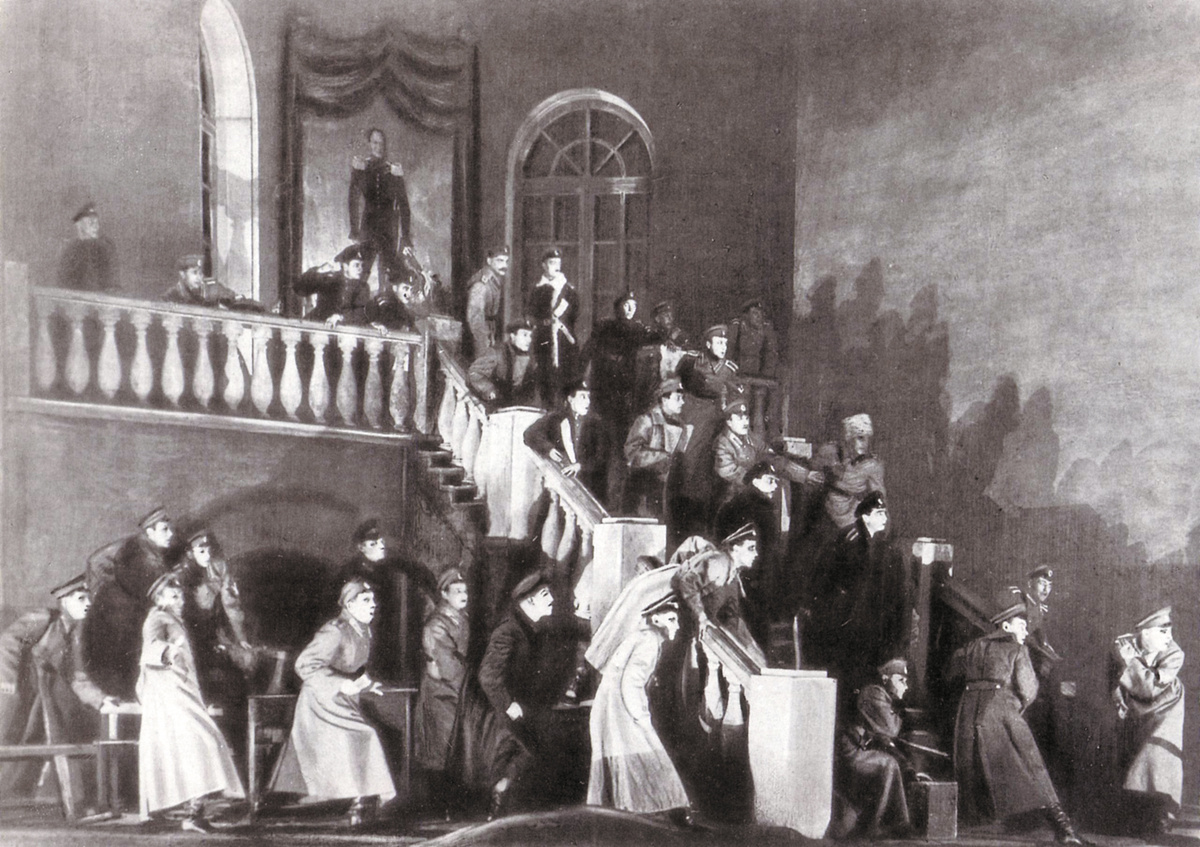 «Дни Турбиных», постановка МХАТ, 1926 год. Источник https://www.mos.ru/