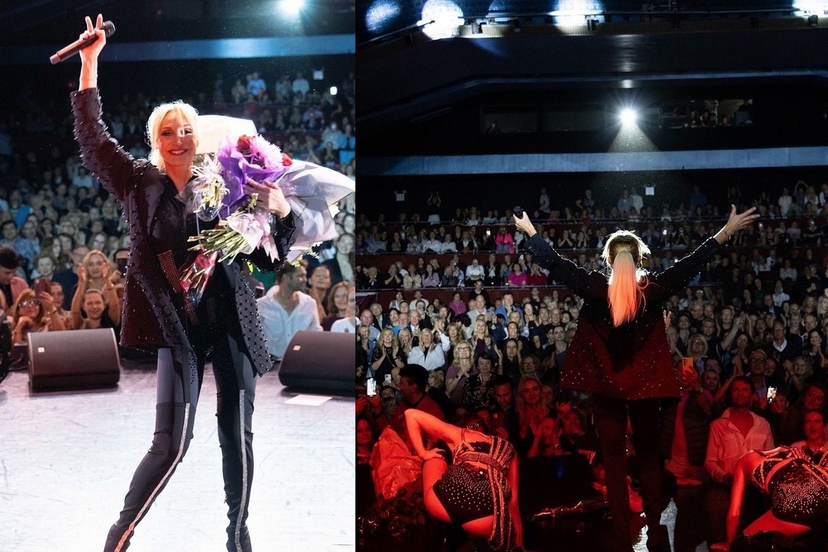 Кристина Орбакайте недавно давала концерт в Австралии. Фото: социальные сети.