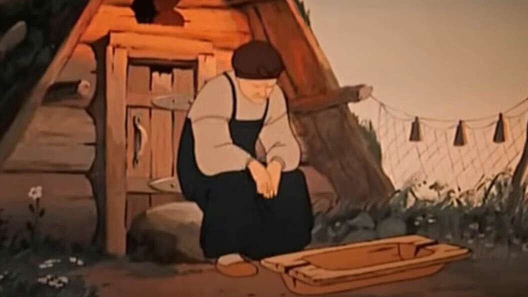    фото: скриншот видео со сказки о рыбаке и рыбке