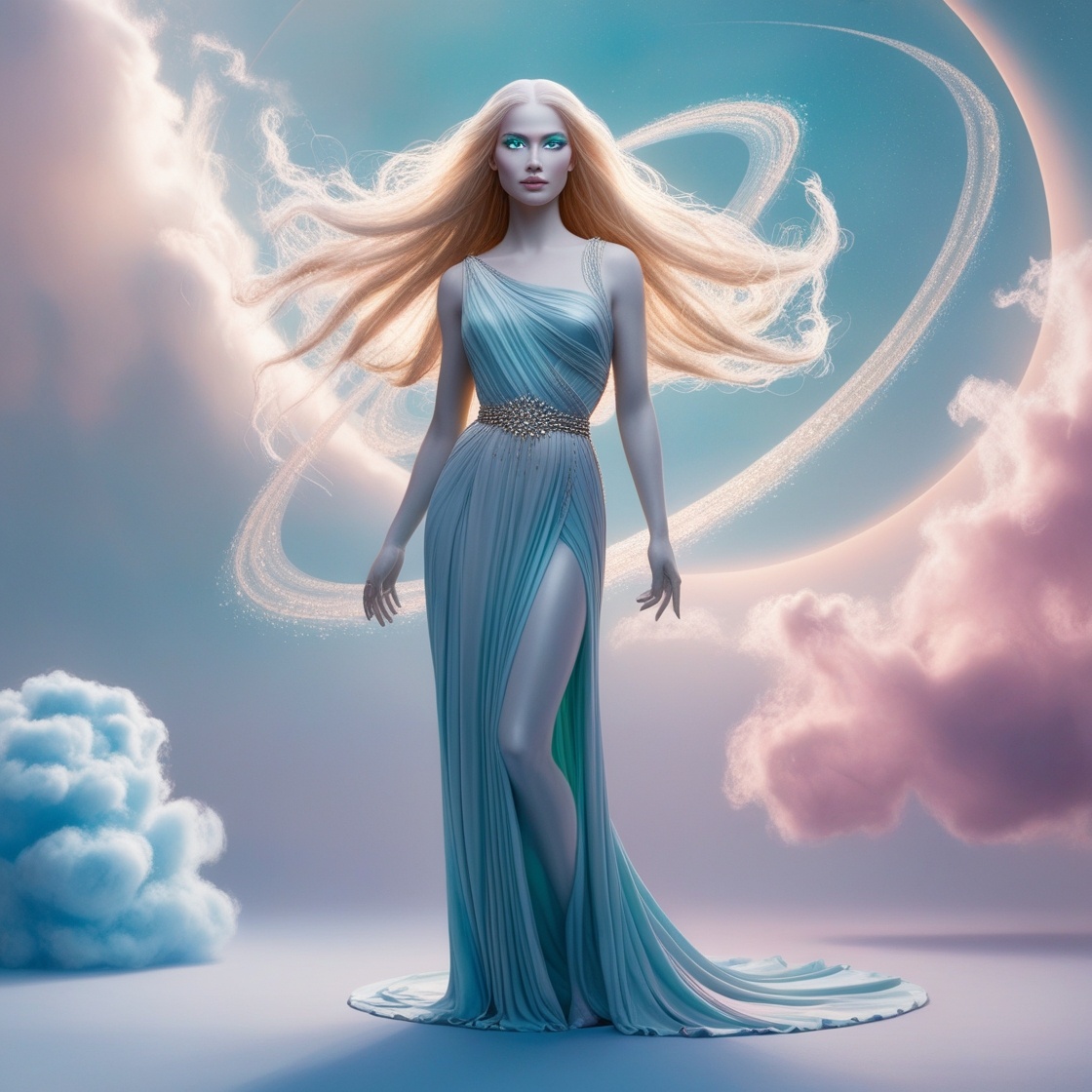 Смотрите. даже ножку оголила.