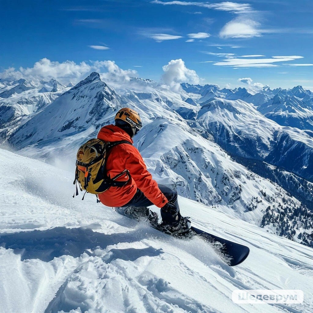 Свобода над облаками
Заснеженные вершины и голубое небо — каждый спуск с горы напоминает о том, что пределы существуют лишь в нашем сознании.