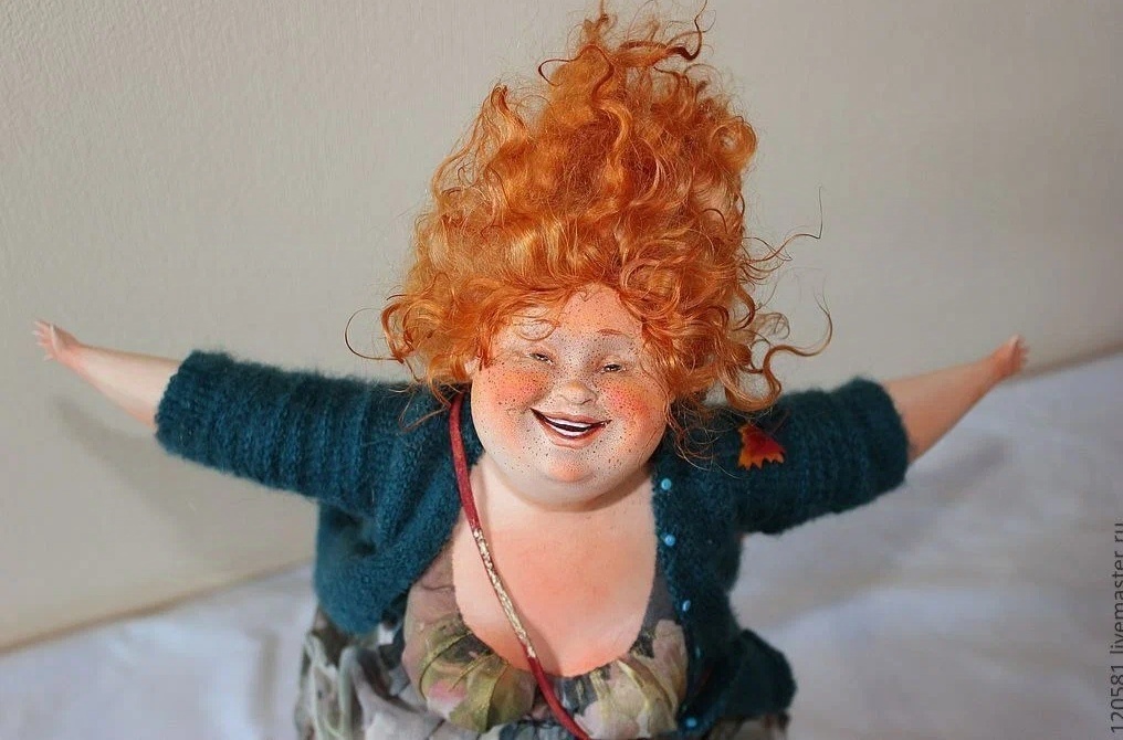 Авторская кукла "Бабье лето". Авторы - сёстры Анна Григорьева и Мария Колегова. Картинка из открытого доступа