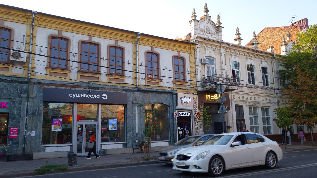 Кварталы бывшего старого Екатеринодара.