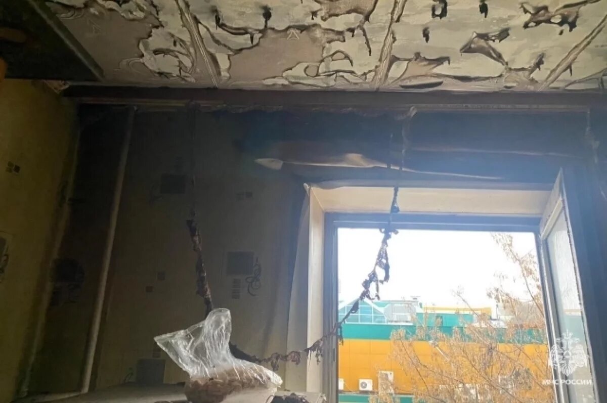    В Скуратове частный дом выгорел изнутри