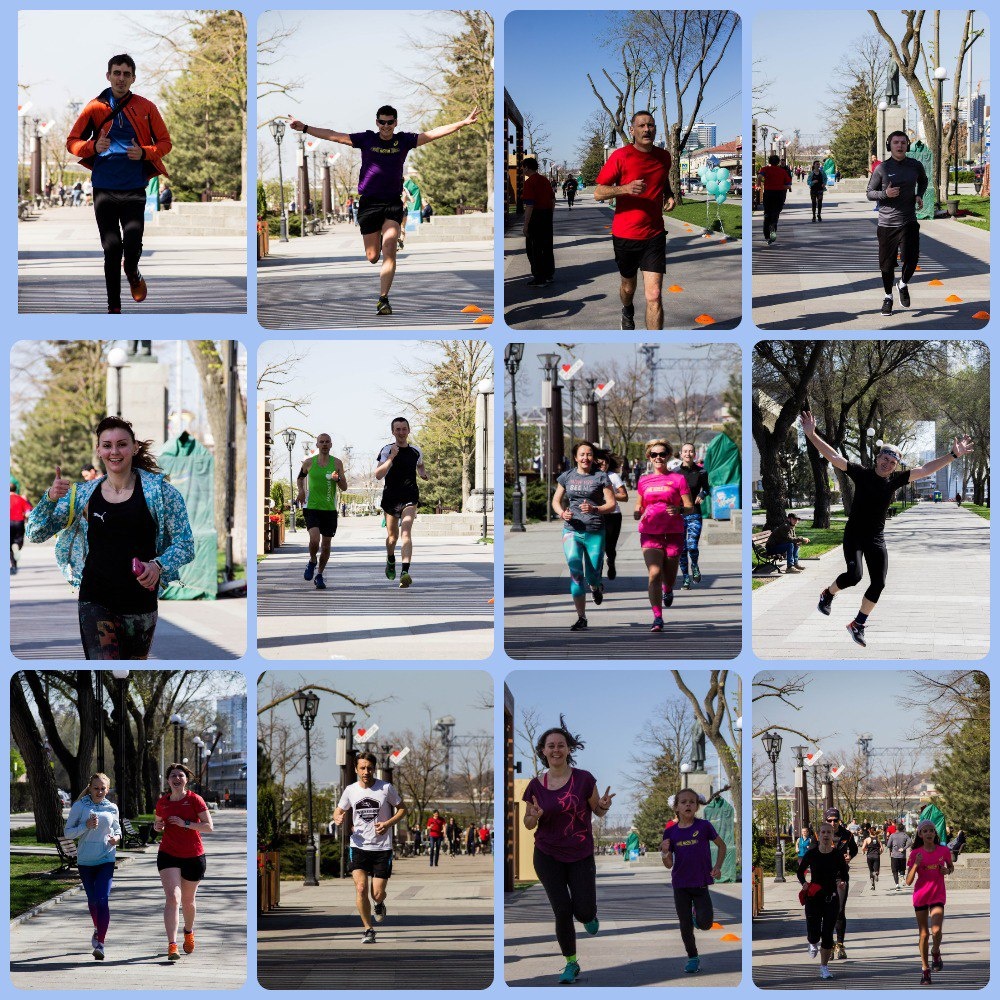 Коллаж первого забега. 