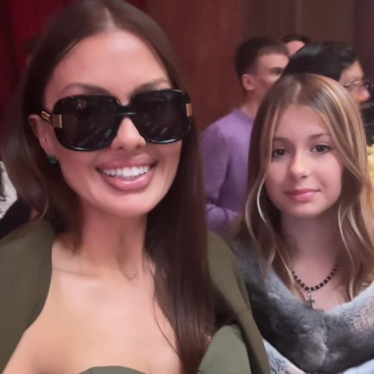    Виктория Боня с дочкой Анджелиной Социальные сети