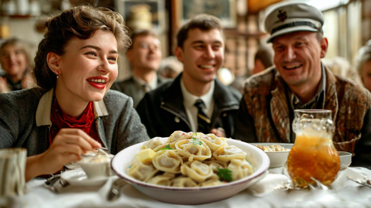 Пельмени в пельменной