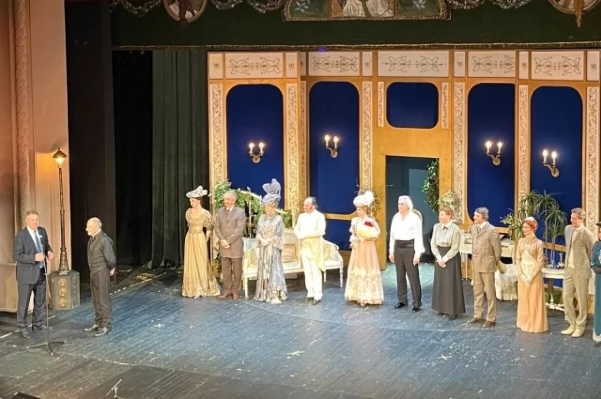    Губернатор Александр Богомаз поблагодарил МХАТ за гастроли в Брянске