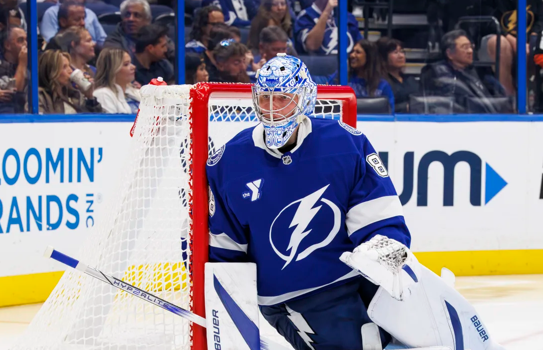 Андрей Василевский побил рекорд Жака Планта. Фото: НХЛ