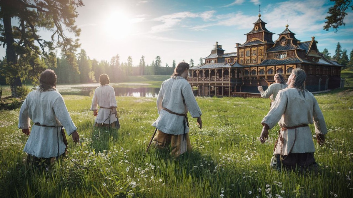 Солнечный Ирей в представлении славян