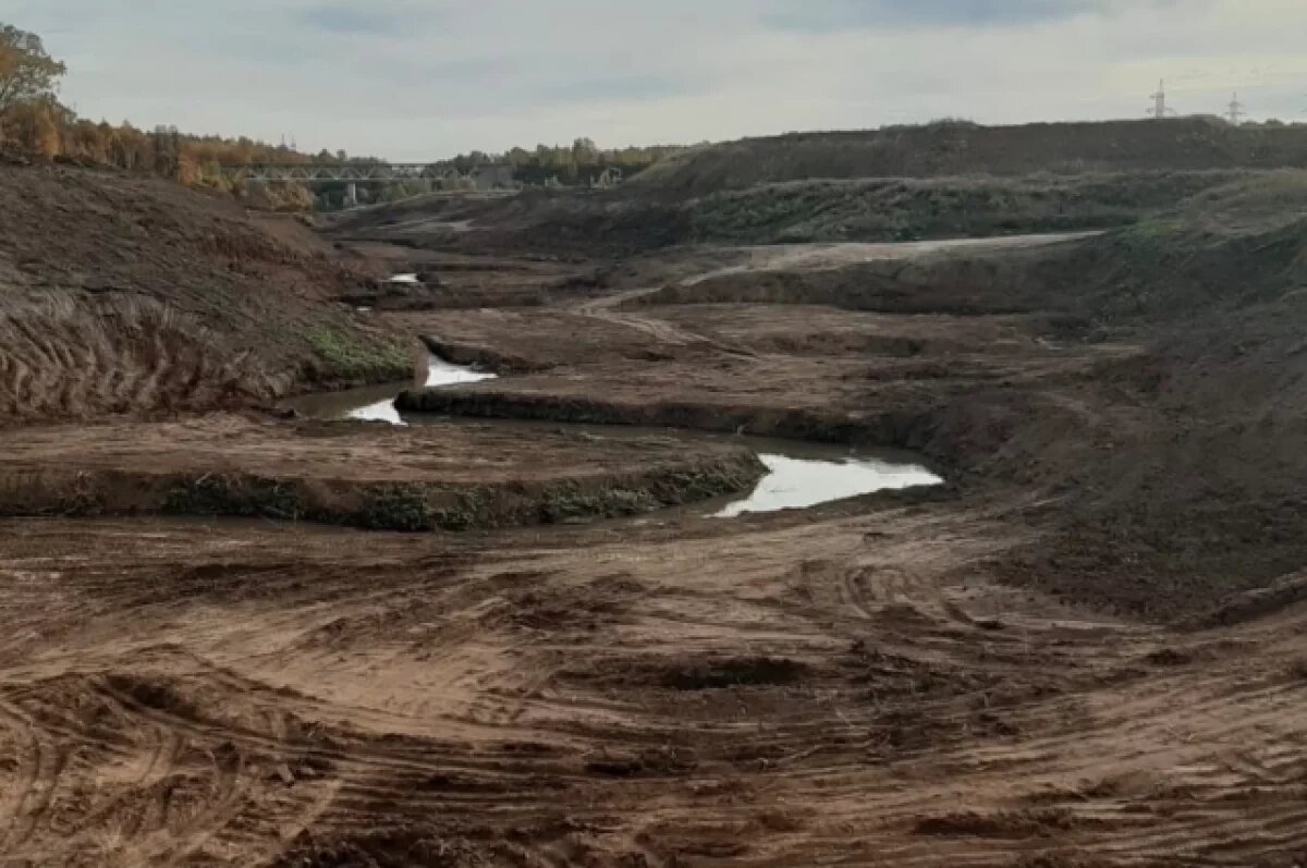    В Нижнекамске обнаружили загрязнение реки и порчу почвы