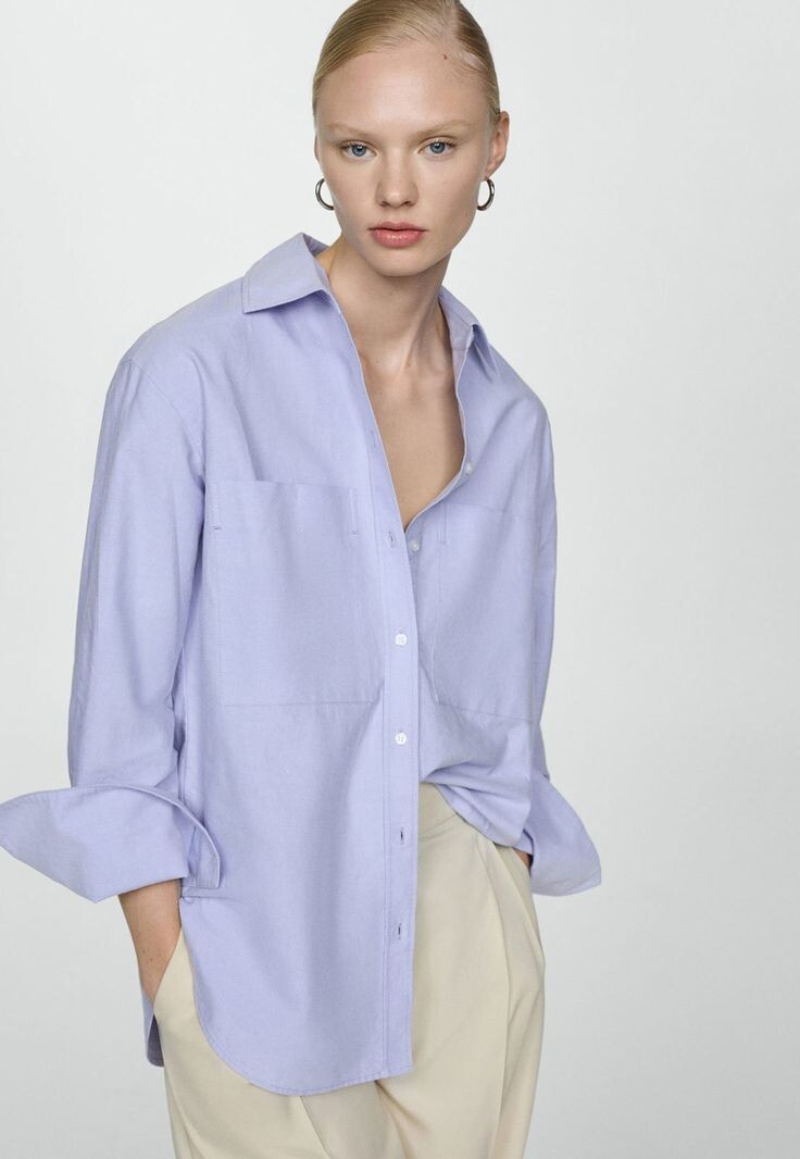 Заправлен один край рубашки. Стилистический прием.