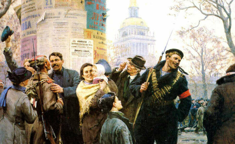 Декрет отменял частную собственность на землю. Она становилась достоянием всего народа.  