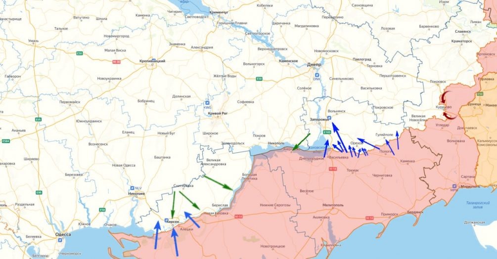    Карта СВО.