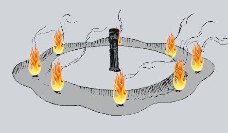 Художественная интерпретация капища Перуна