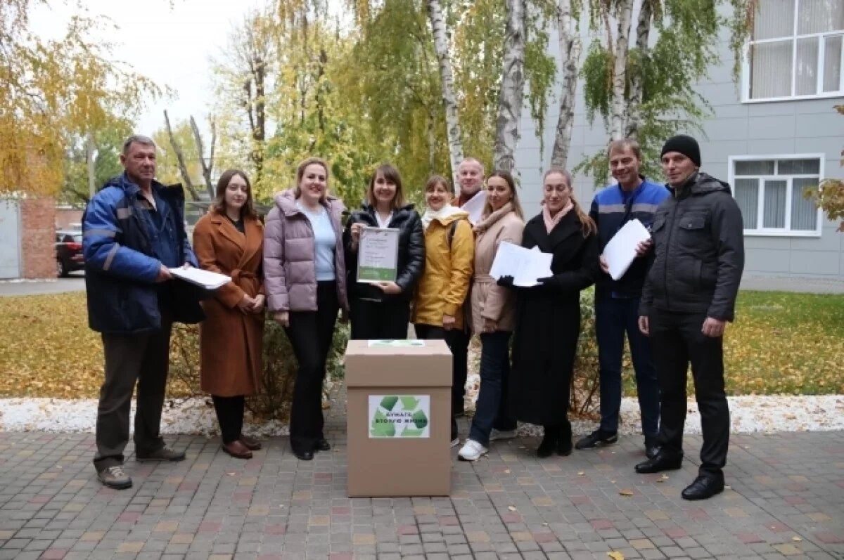    Волонтеры Росводоканал Краснодар сдали в переработку более 900 кг бумаги