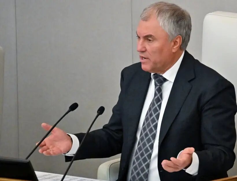  Председатель Госдумы Вячеслав Володин считает необходимым запретить выплату иноагентам вознаграждения по авторским и смежным правам   © РИА Новости. Владимир Федоренко