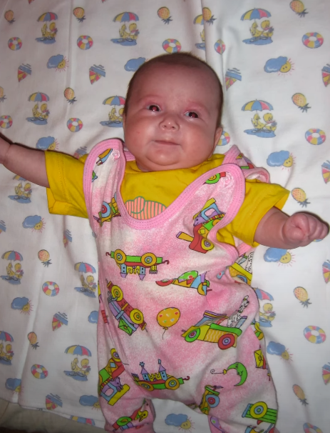 Фотография Алины в младенчестве 