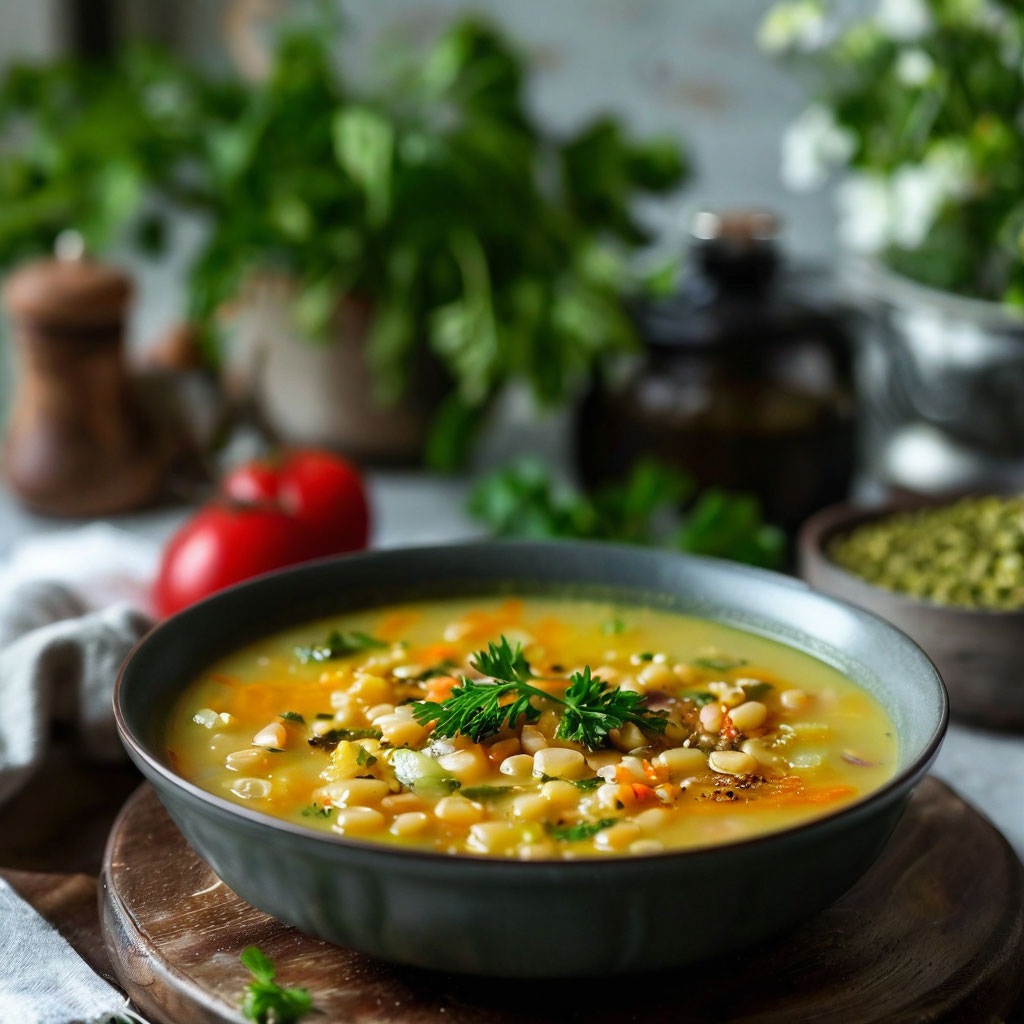 Гороховый суп с копченостями