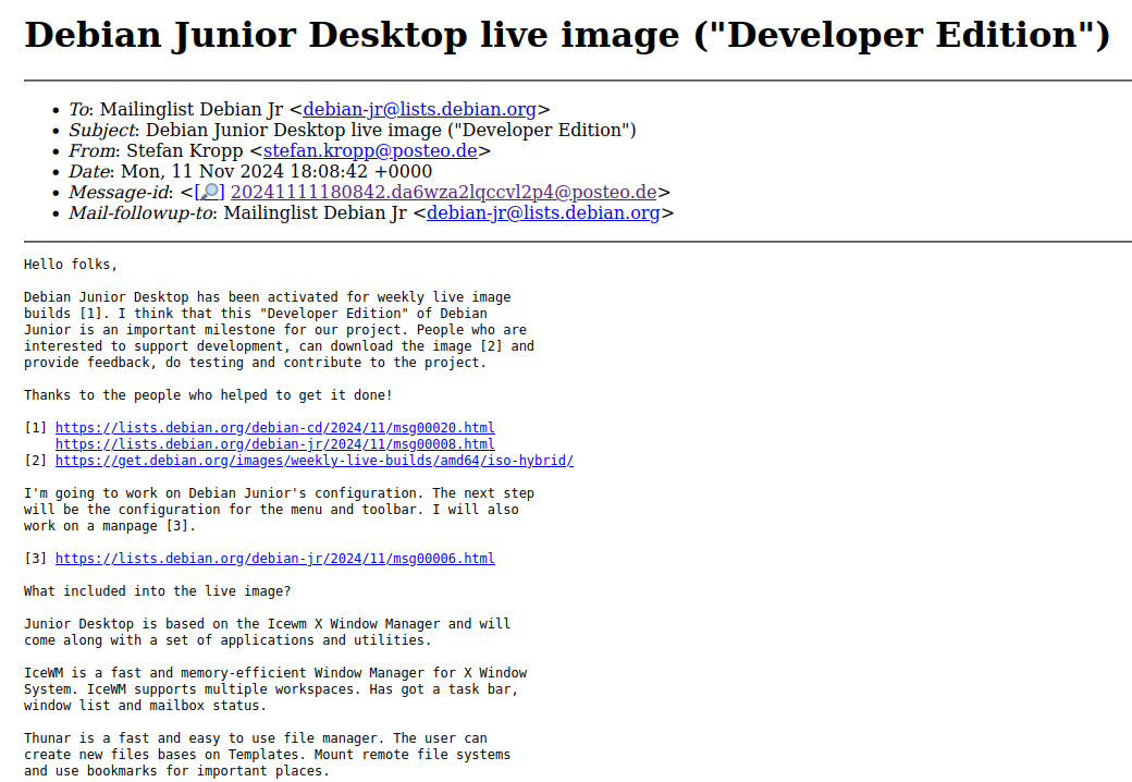    Вышла детская версия дистрибутива Debian. Что внутри?