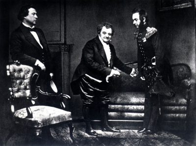 Чацкий - Самарин, Фамусов - Щепкин.