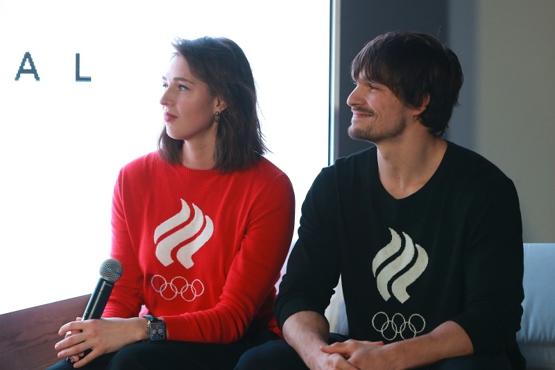    Алёна Заварзина и Вик Уайлд. ФОТО: Dmitry Golubovich/ Global Look Press