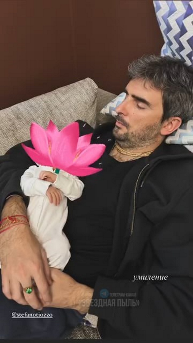 Стефано Тиоццо с дочкой. Фото: соцсети