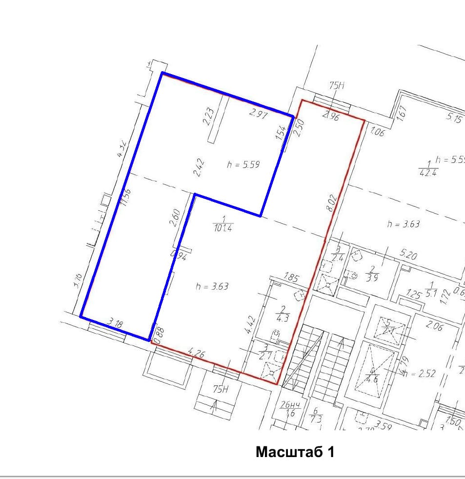 Пример гибкой площади - можно делить как угодно