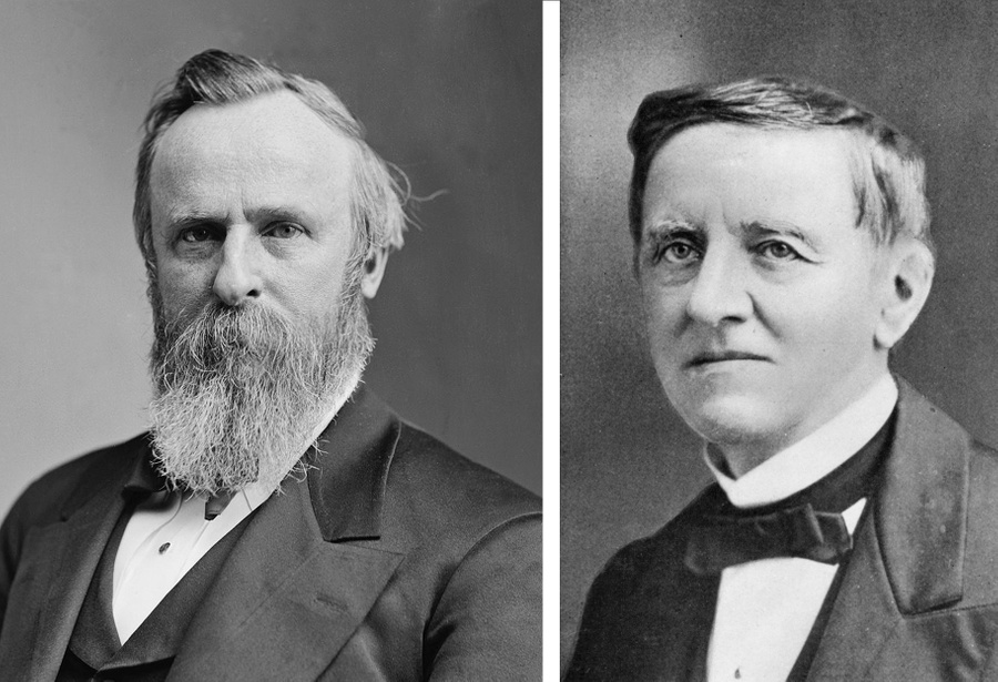 Ратерфорд Хейс и Сэмюэл Тилден