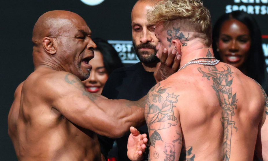    Даже в 58 лет Майк Тайсон не стесняется устраивать скандалы. Фото: Global Look Press