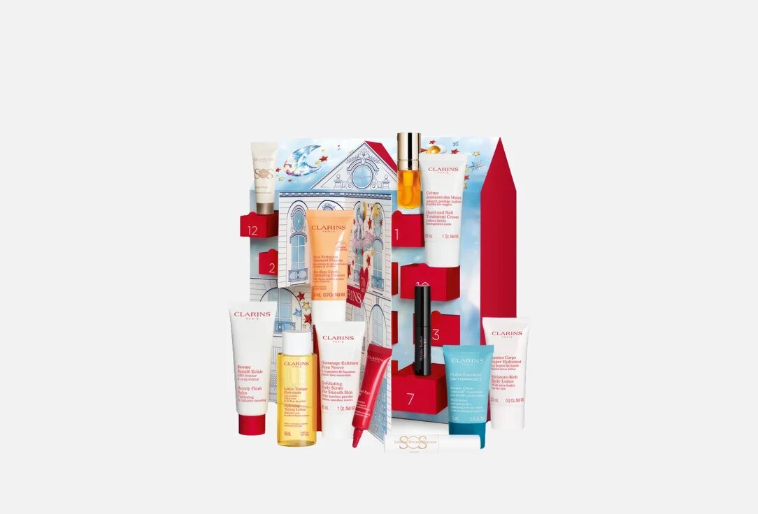CLARINS advent calendar 12 boxes holiday season