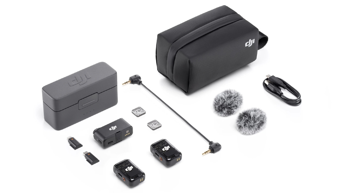 Комплектация DJI Mic 2 (2 TX + 1 RX + Charging Case)