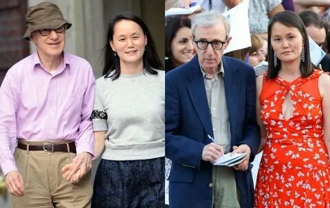 Слева Аллен с мамой п справа уже с дочкой.