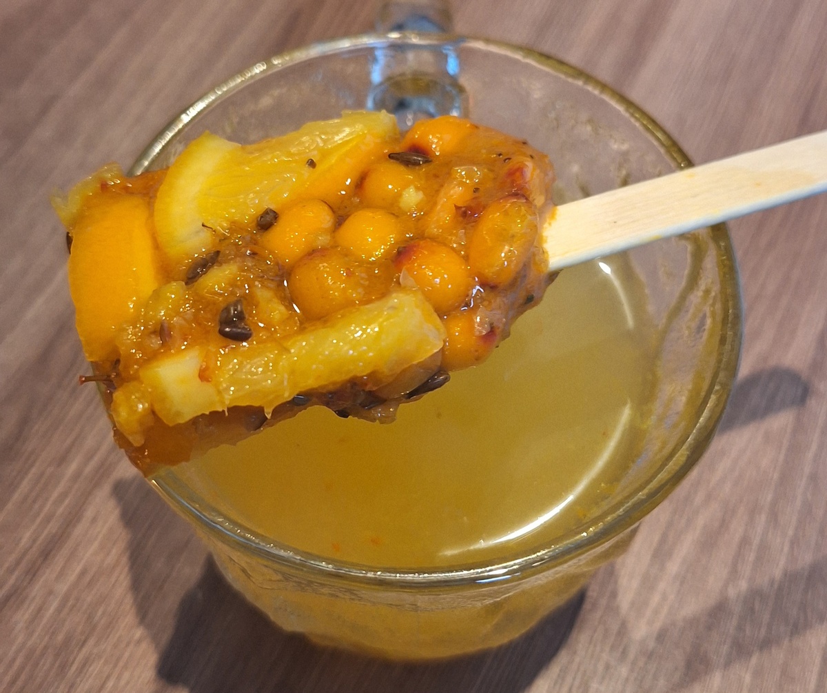 Облепиховый чай, чтобы вы не устали читать полотно текста