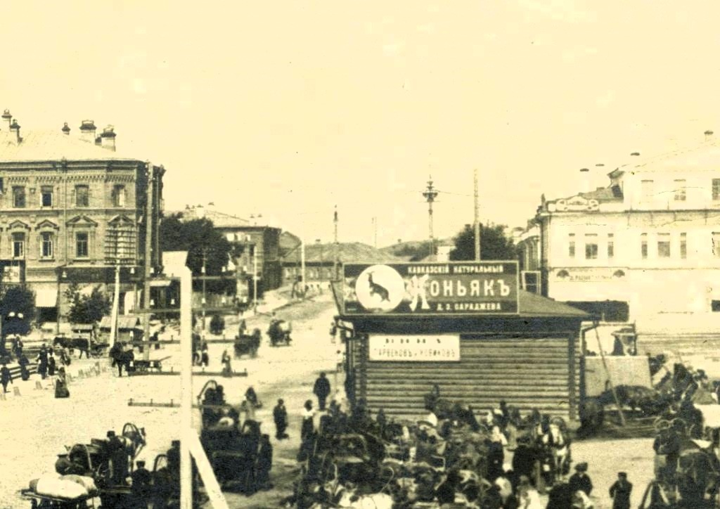 Улица Успенская в Екатеринбурге в конце 19-начале 20 в.в. Снимок из интернета