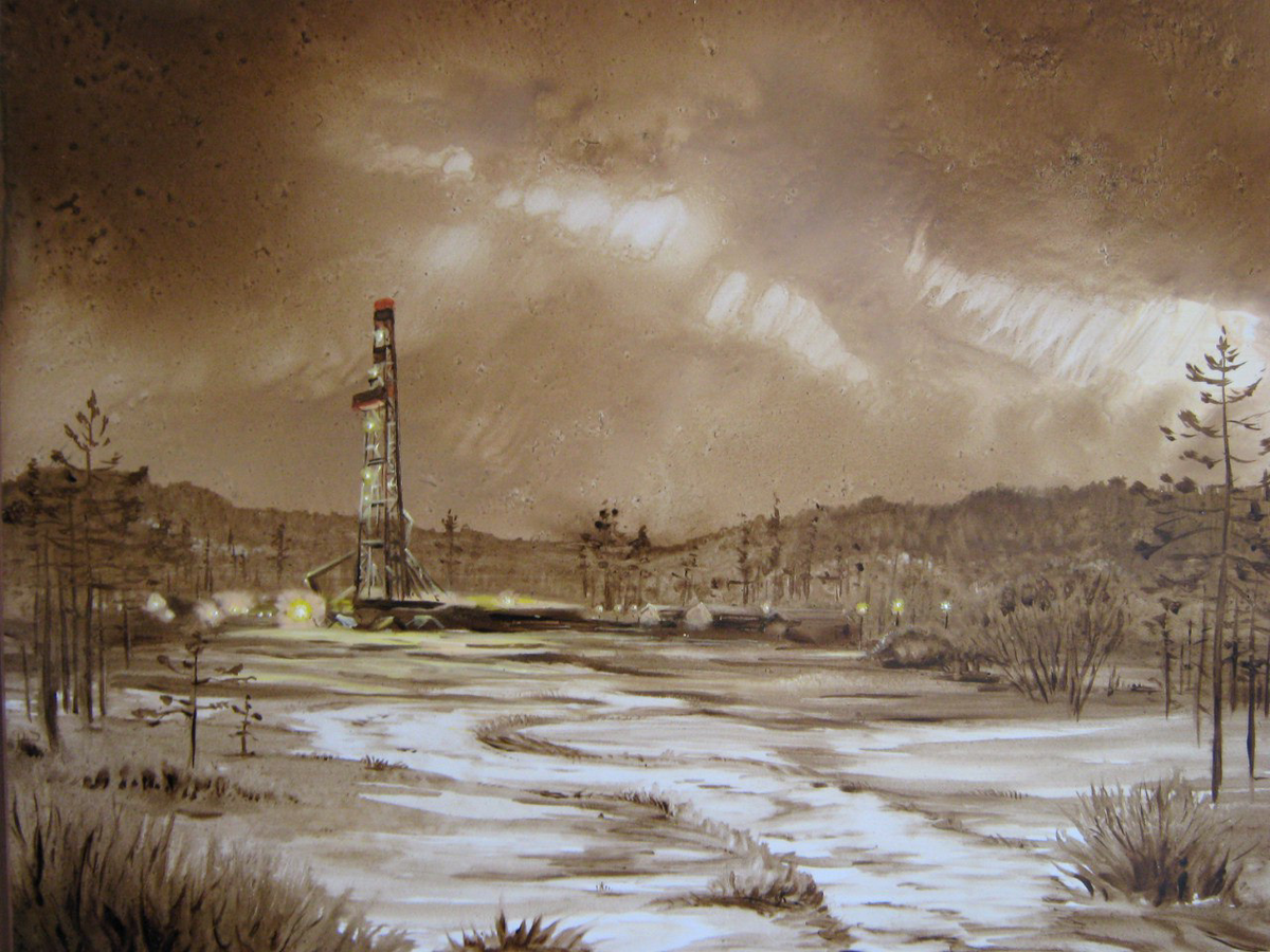 Добыча нефти. Западная Сибирь.