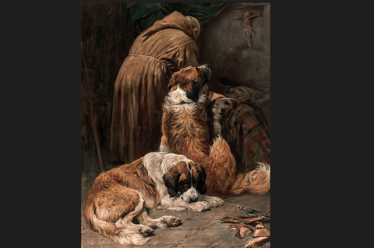 Джон Эммс. "Вера сенбернара"