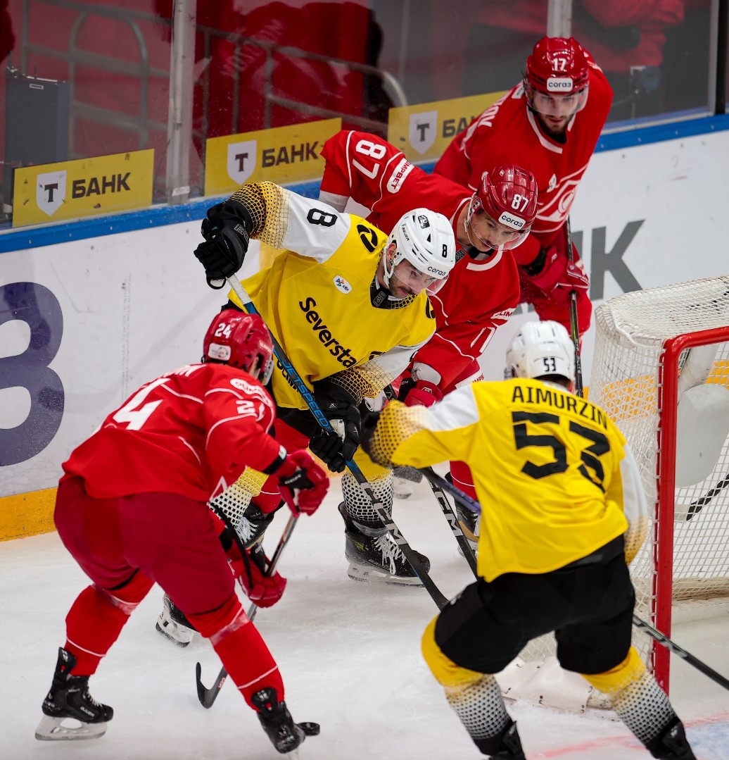 Спартак - Северсталь. Фото: пресс-служба ХК "Спартак"