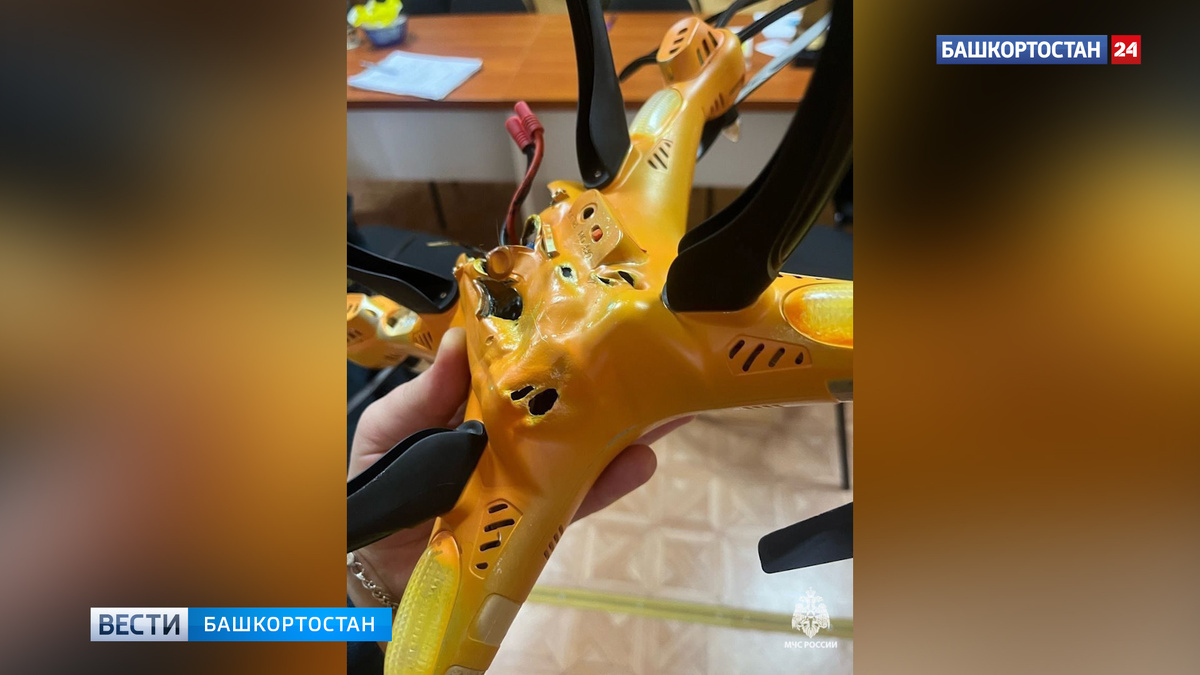    В Башкирии в колледже загорелся беспилотник: эвакуировали 600 человек